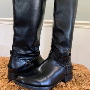 CHAPS (Ralph Lauren Corporation) 8.5 Women's "Jeri" Knee-High Black Boots